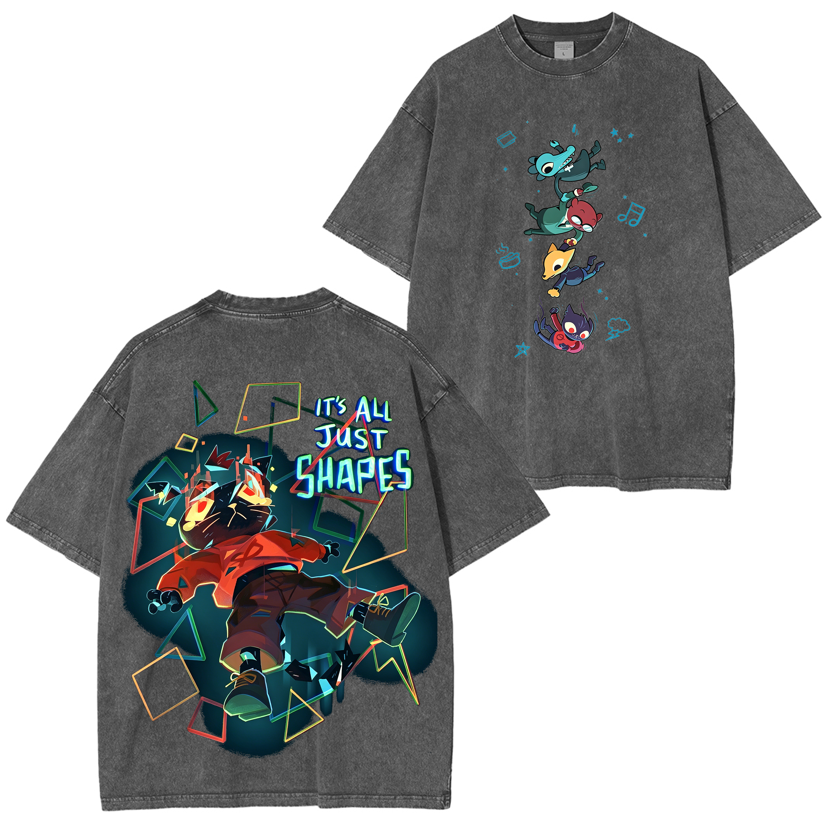 Night in the Woods Game  Unisex Washed T-Shirt