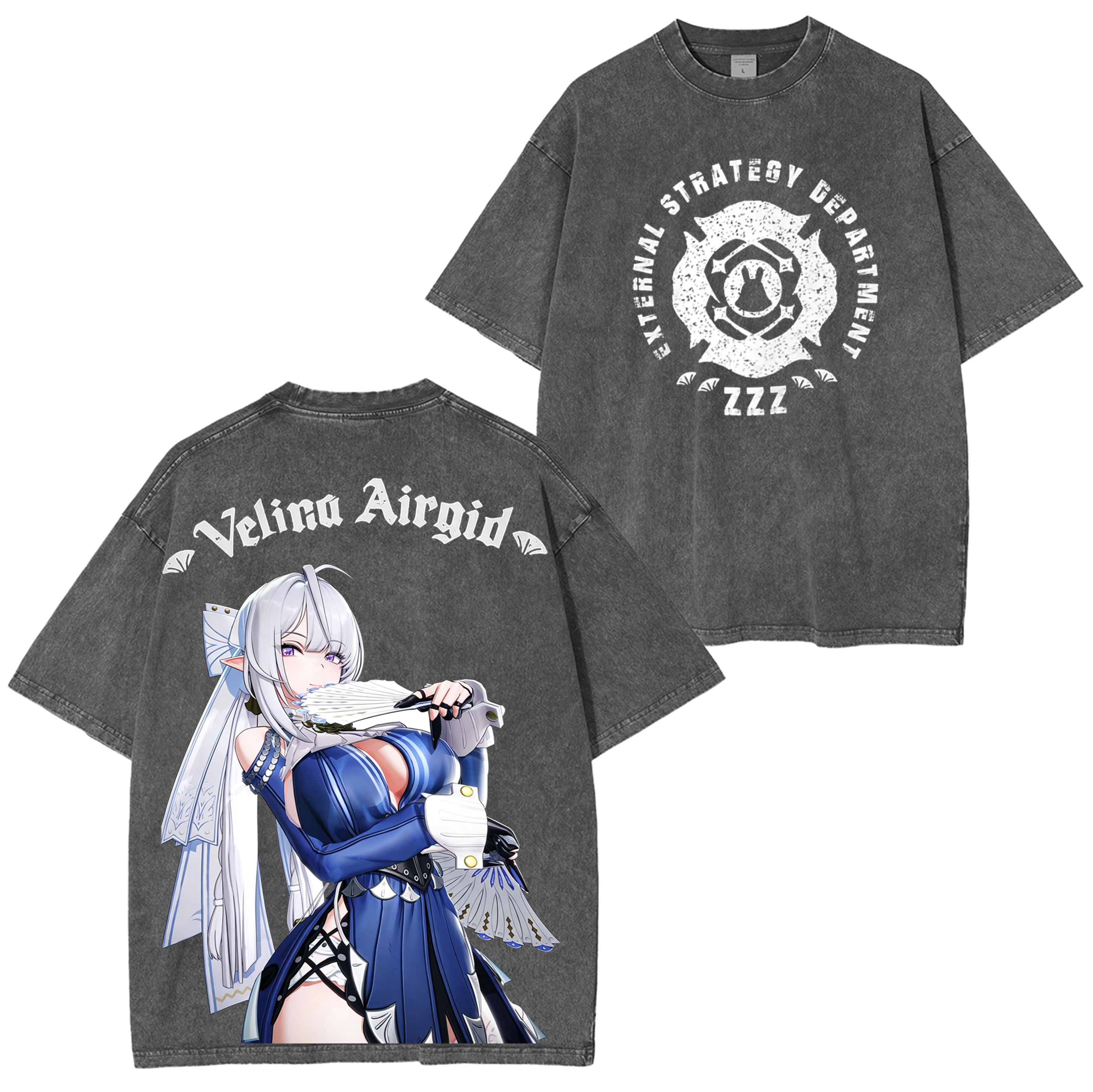 Velina Airgid Zenless Zone Zero Unisex Washed T-Shirt