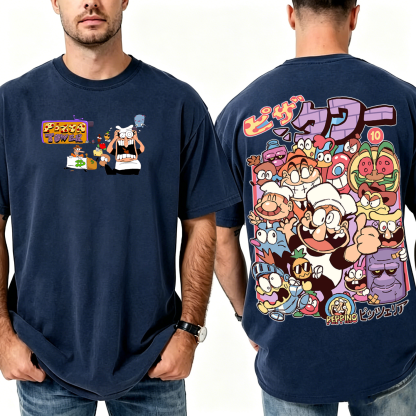 Pizza Tower indie game washed Unisex Washed T-Shirt