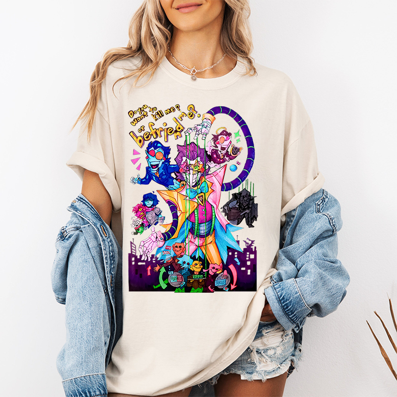 [Copy]Deltarune Funny Tenna Washed T-shirt/Crewneck/Hoodie