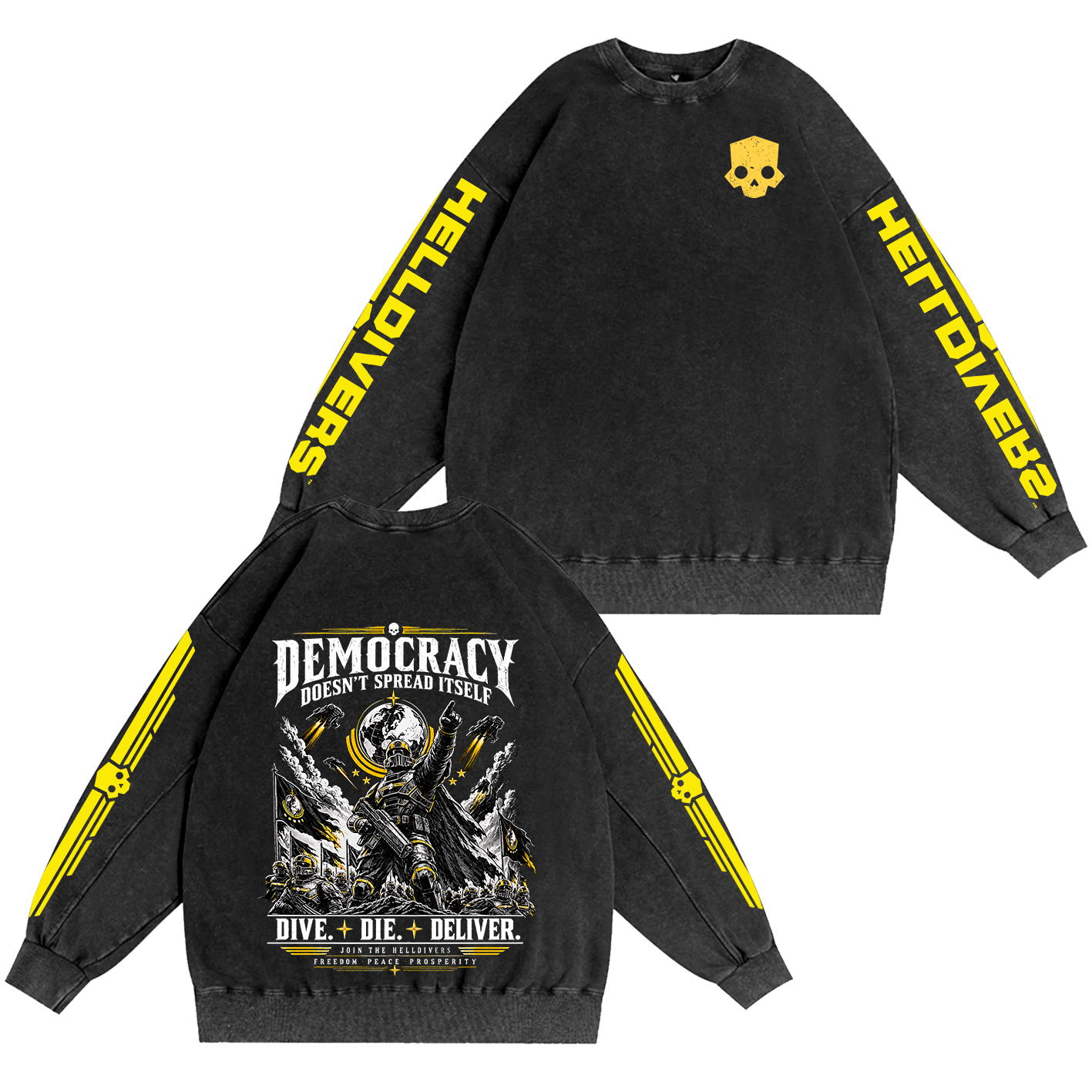 Helldivers Oversized T-shirt/Crewneck/Hoodie
