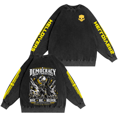 Helldivers Oversized T-shirt/Crewneck/Hoodie