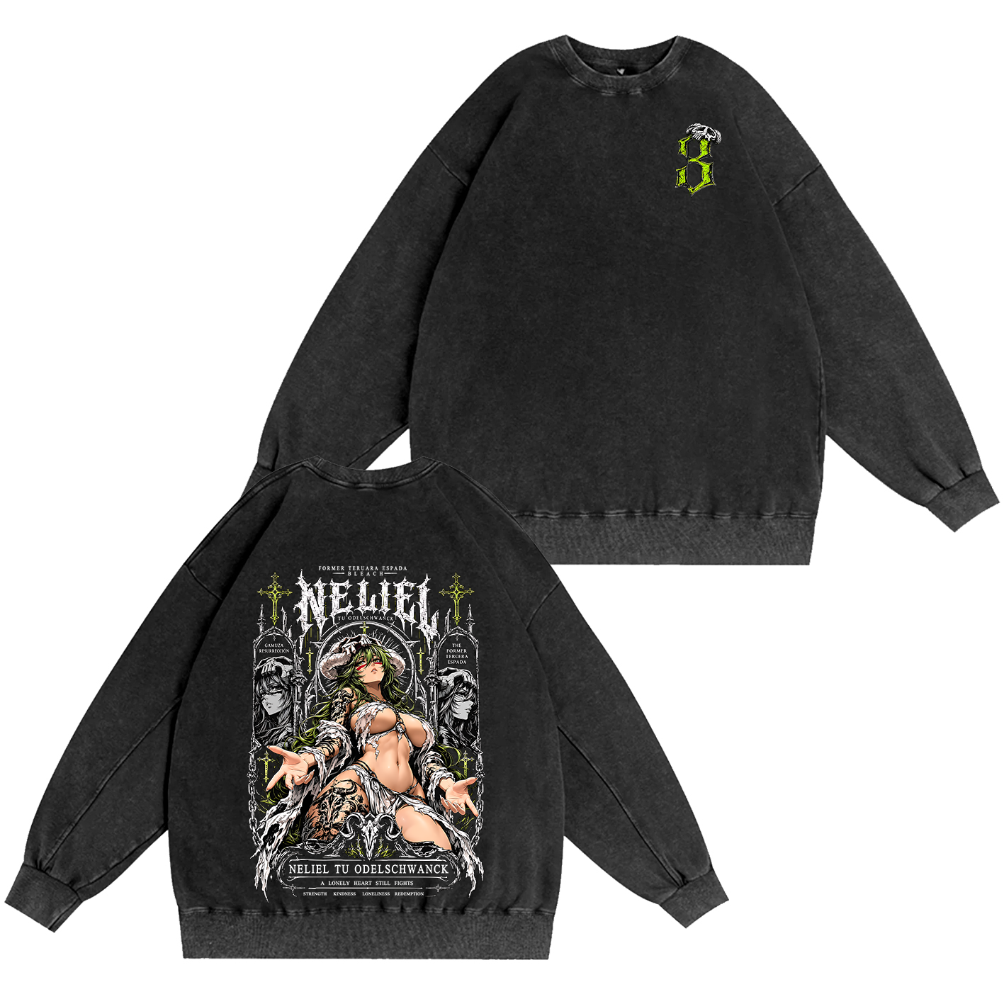 Bleach Nelliel Tu Odelschwanck Oversized T-shirt/Crewneck/Hoodie