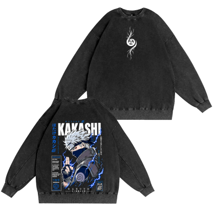 Kakashi Hatake Naruto Oversized T-shirt/Crewneck/Hoodie
