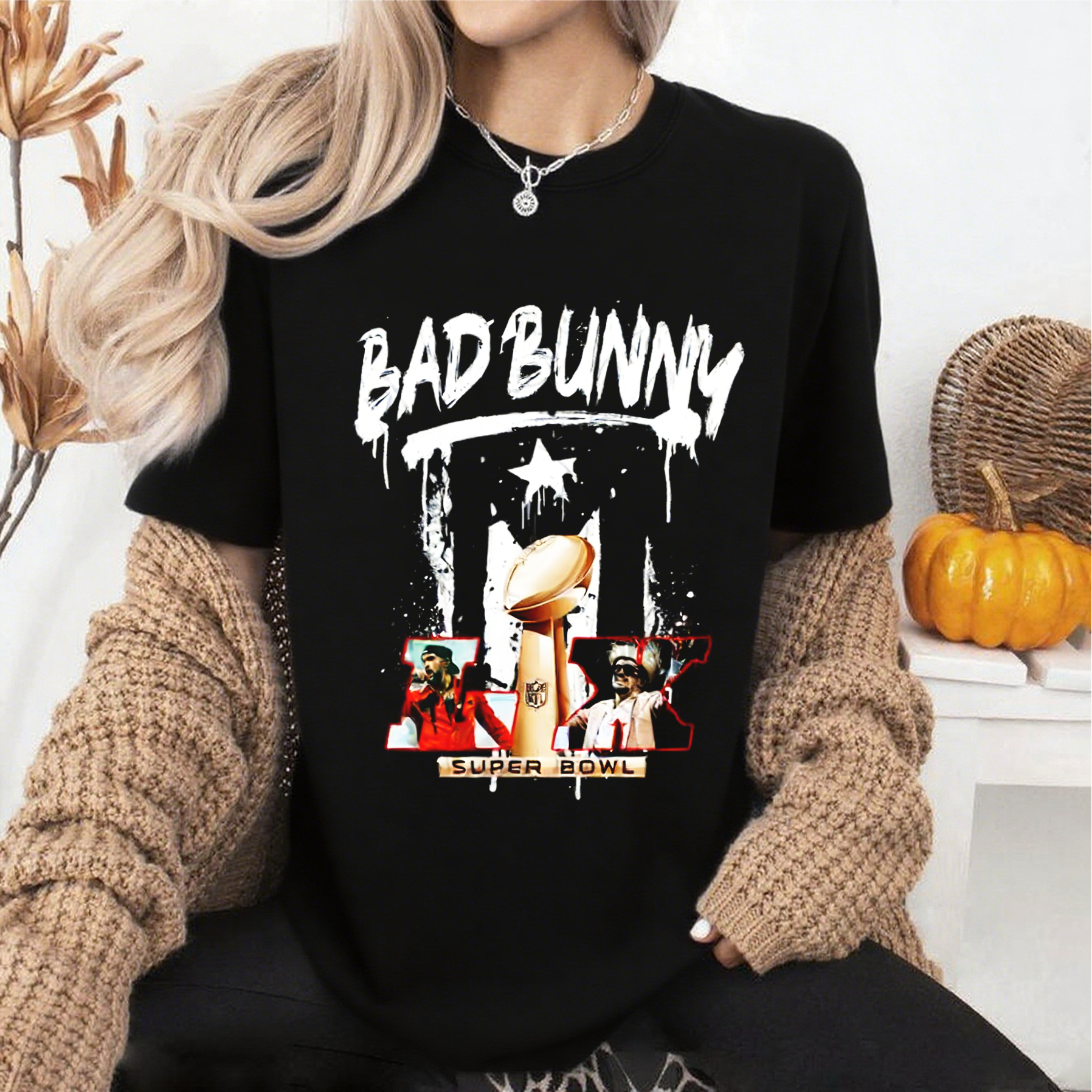 Bad Bunny Super Bowl Unisex T-shirt/Crewneck/Hoodie