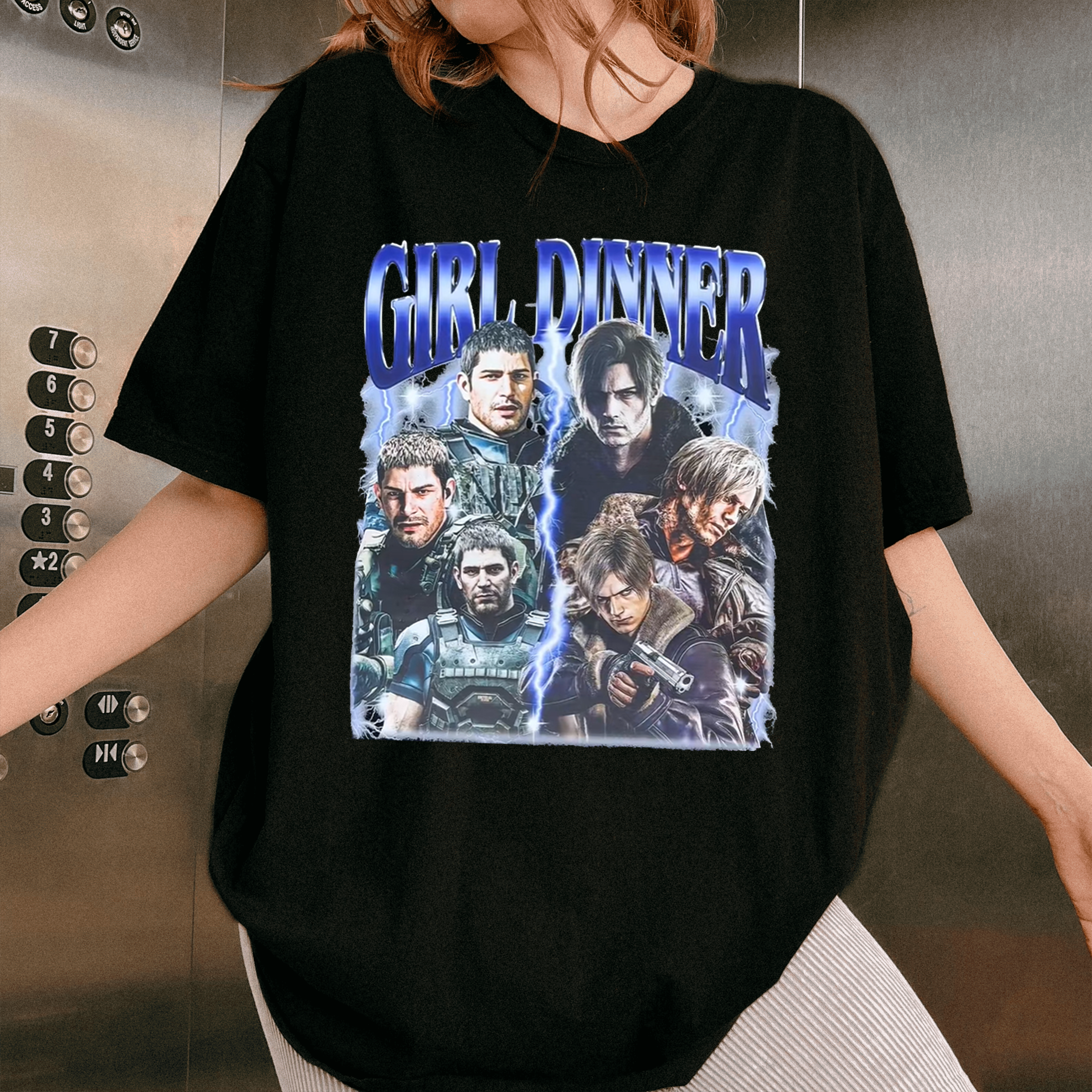 Leon Kennedy and Chris Redfield  Resident Evil Unisex T-shirt/Crewneck/Hoodie
