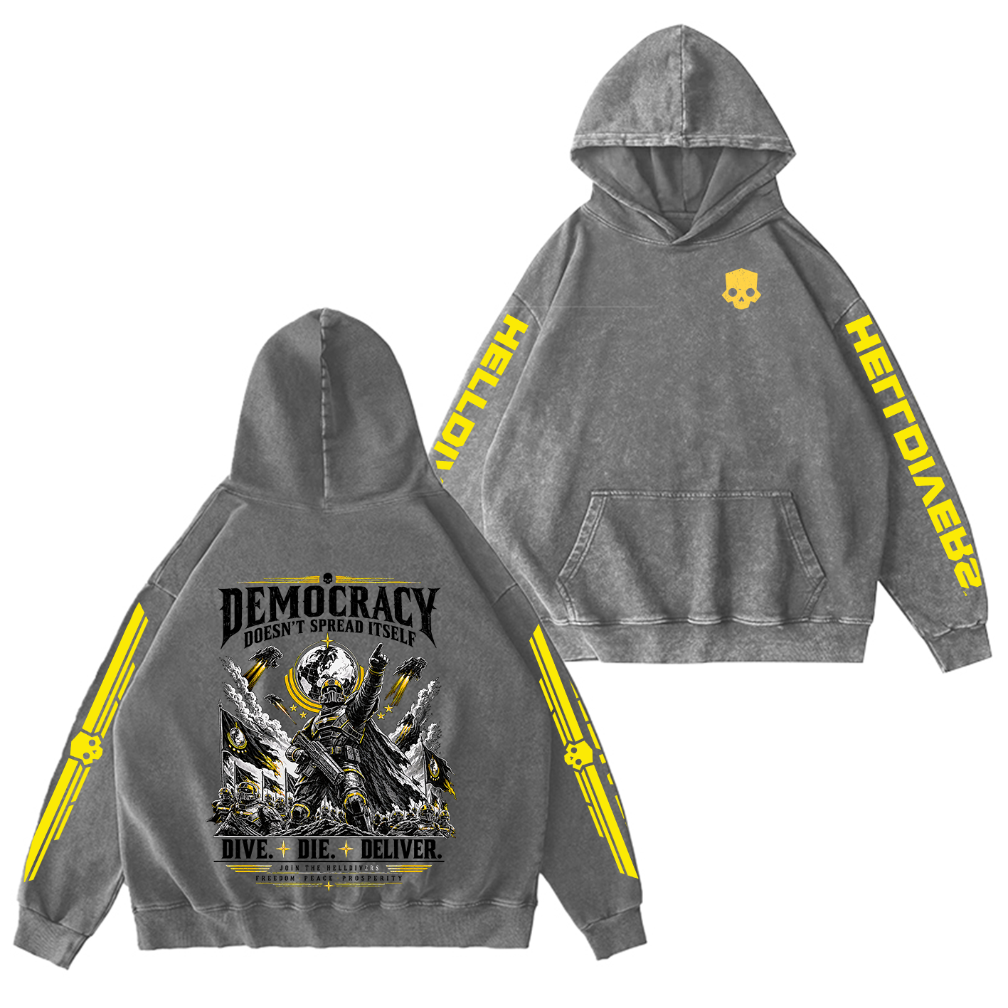 Helldivers Oversized T-shirt/Crewneck/Hoodie