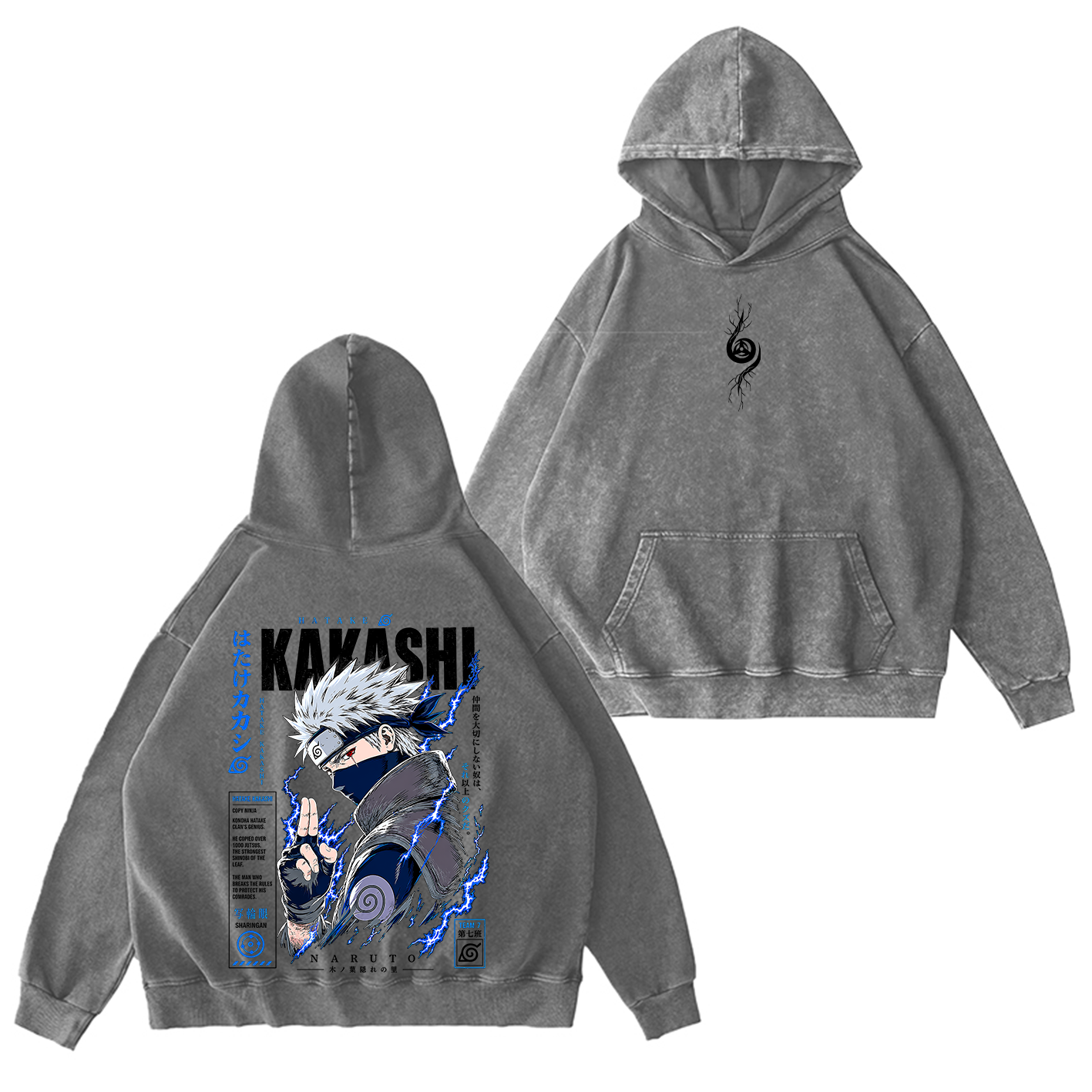 Kakashi Hatake Naruto Oversized T-shirt/Crewneck/Hoodie