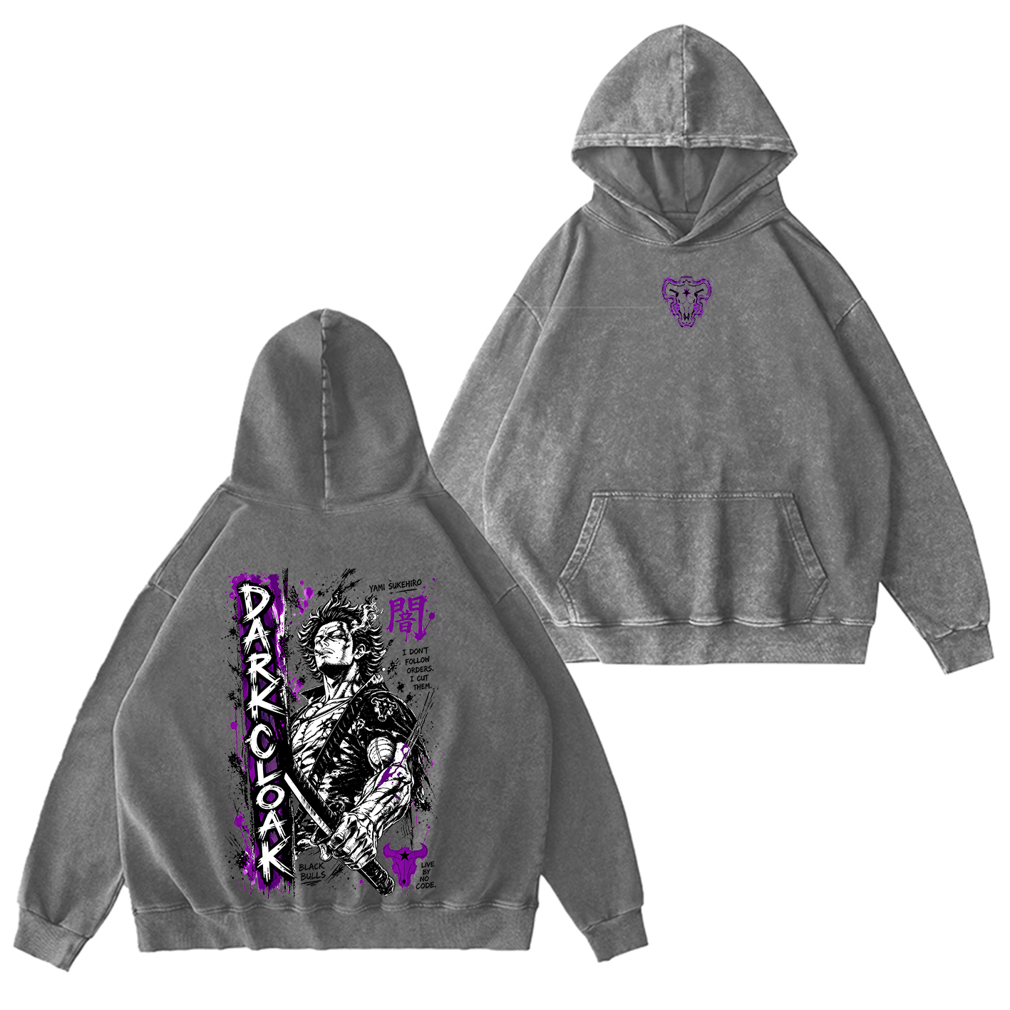 Yami Sukehir Black Clover Oversized T-shirt/Crewneck/Hoodie