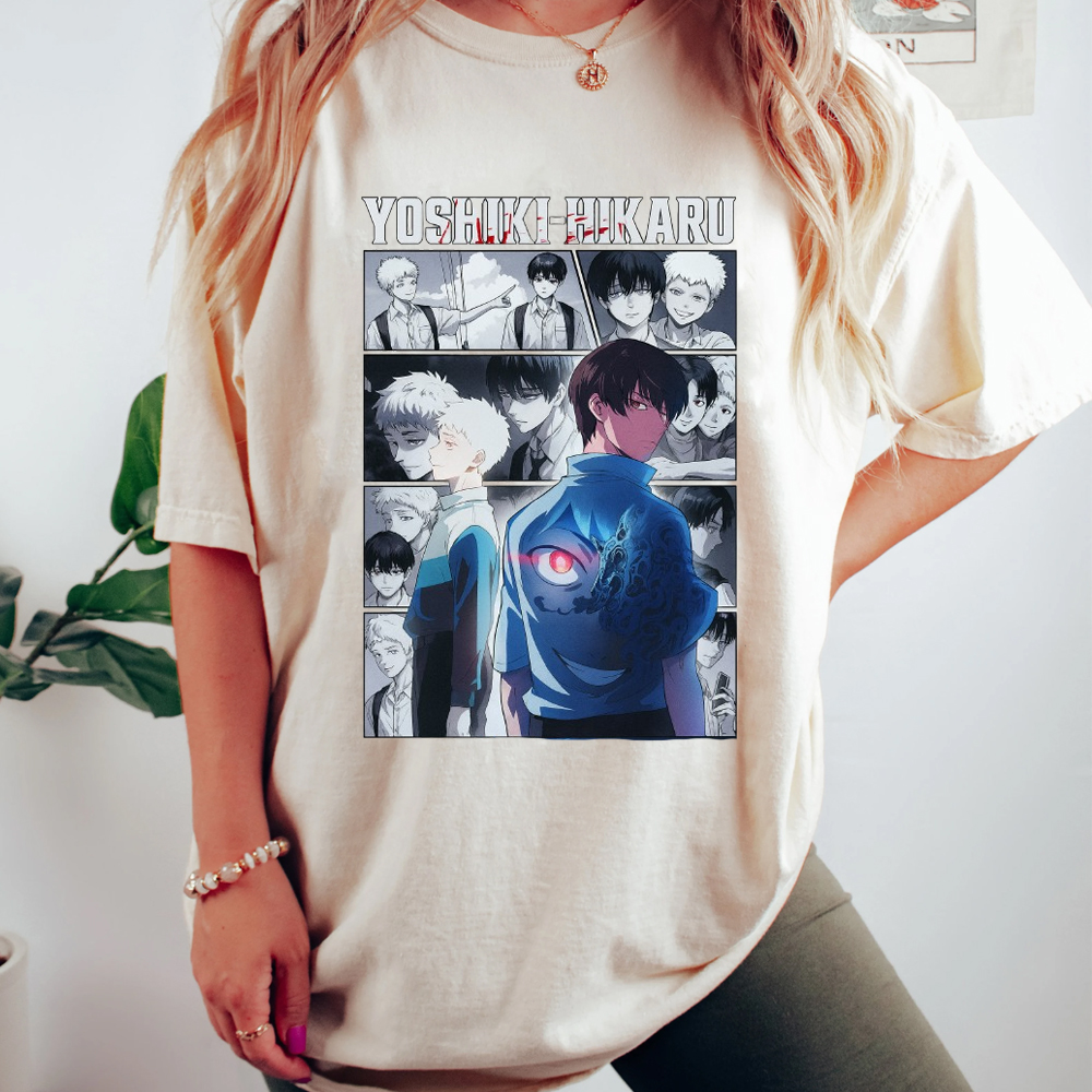 Fan Hilaru x Yoshiki checkk! Unisex T-shirt/Crewneck/Hoodie