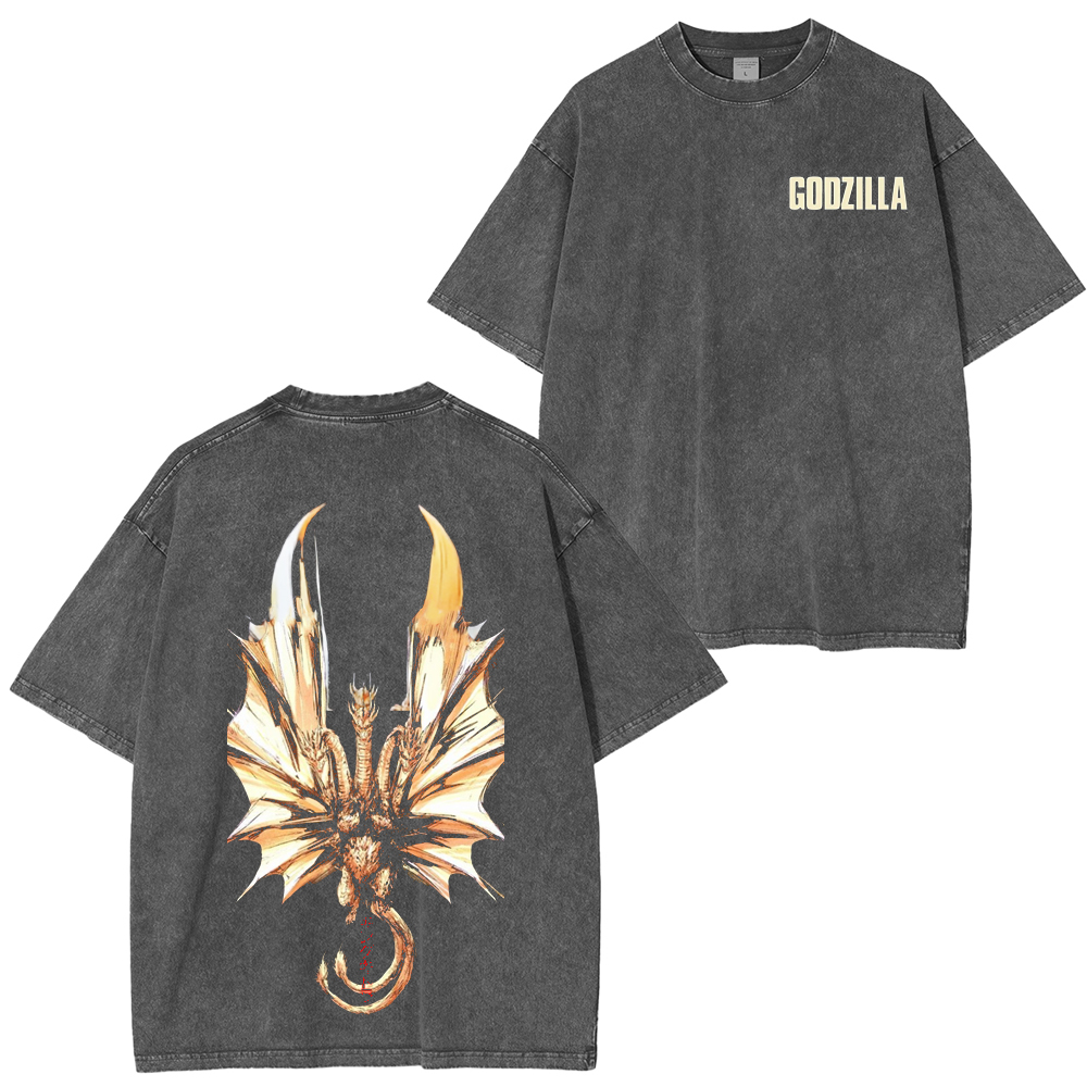 Ghidora Unisex Washed T-Shirt