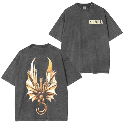 Ghidora Unisex Washed T-Shirt