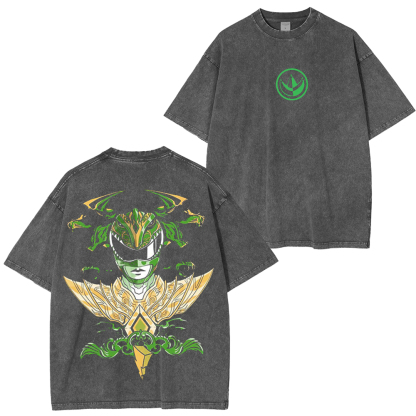 Green Ranger Unisex Washed T-Shirt