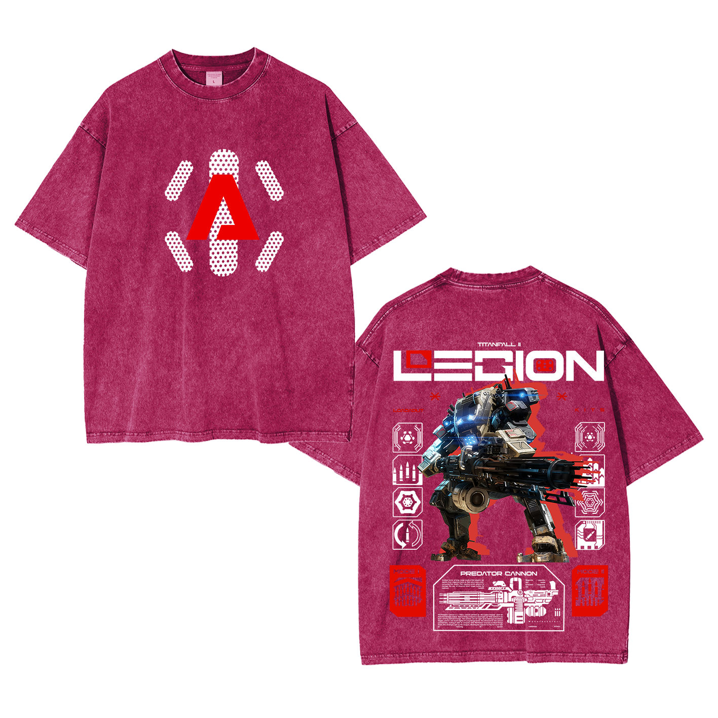 Legion Titanfall  Unisex Washed T-Shirt