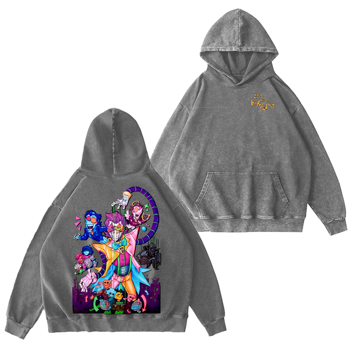 Deltarune Funny Tenna Washed T-shirt/Crewneck/Hoodie