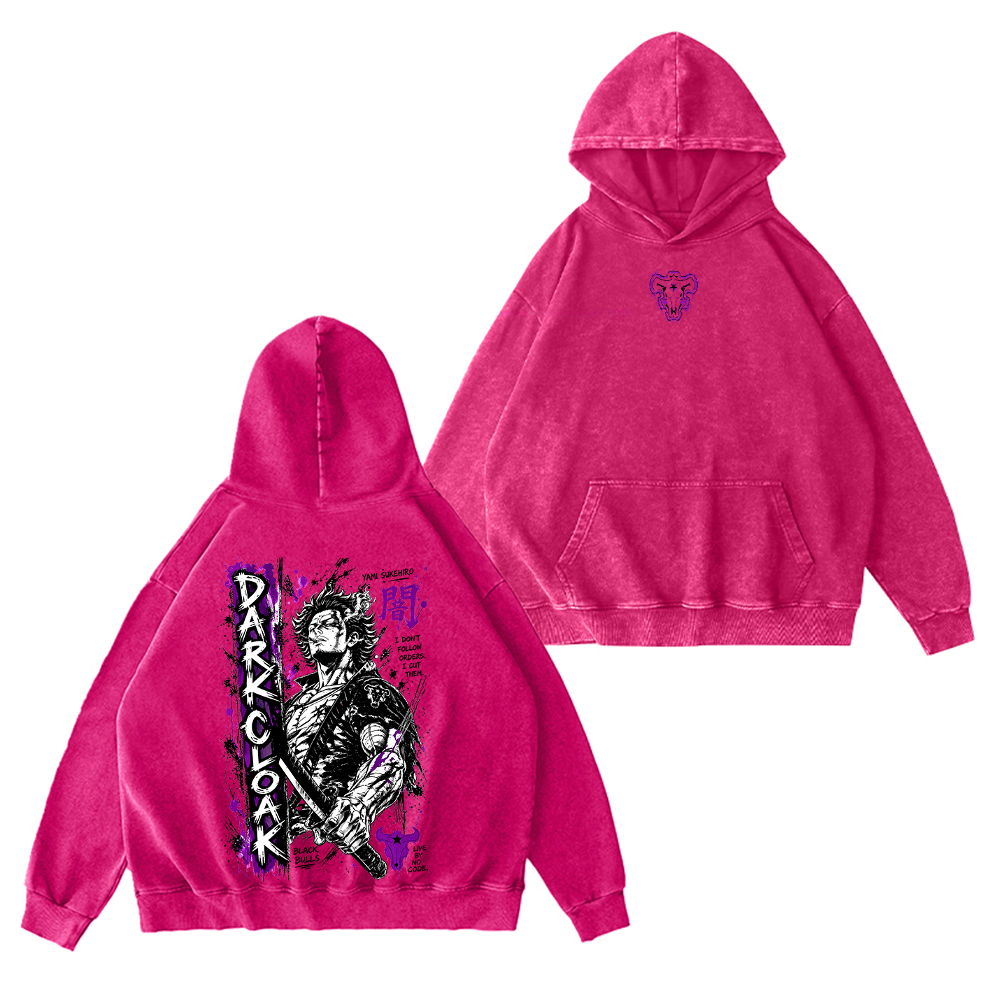 Yami Sukehir Black Clover Oversized T-shirt/Crewneck/Hoodie