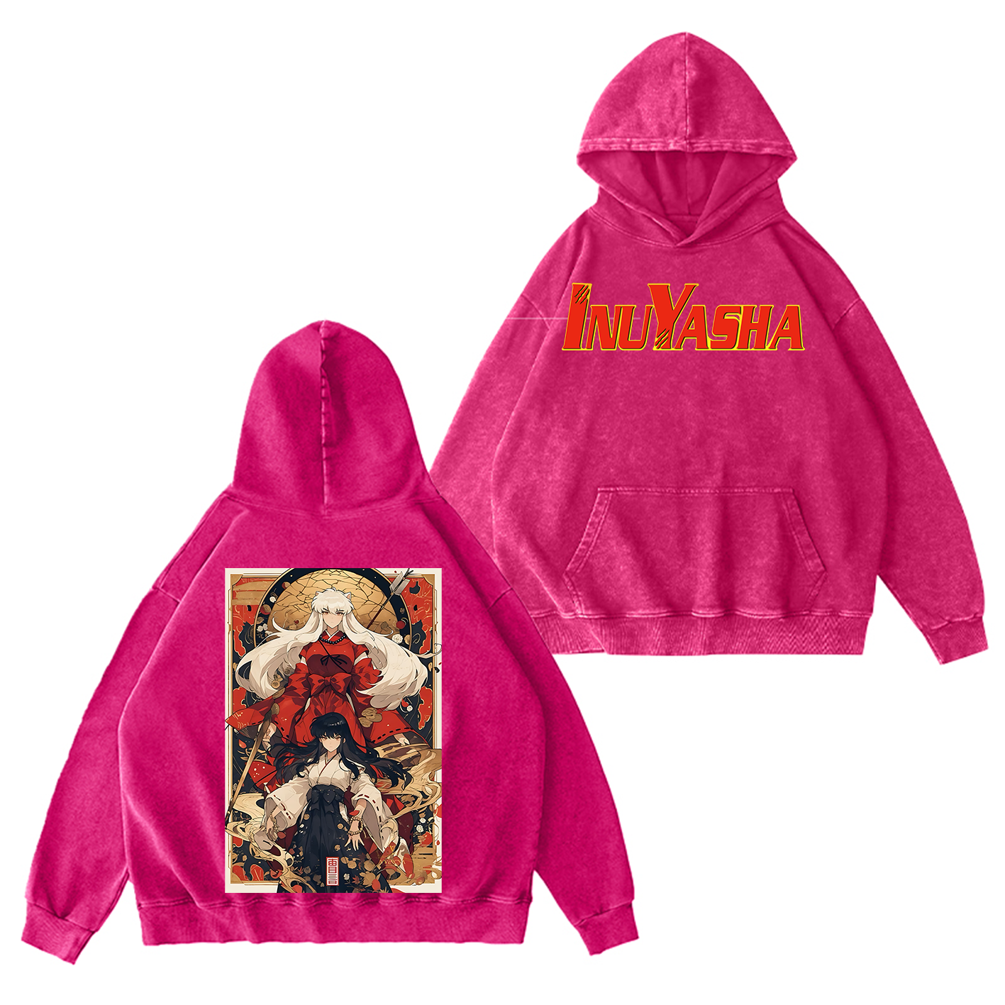 Inuyasha Vintage Unisex  Washed T-Shirt