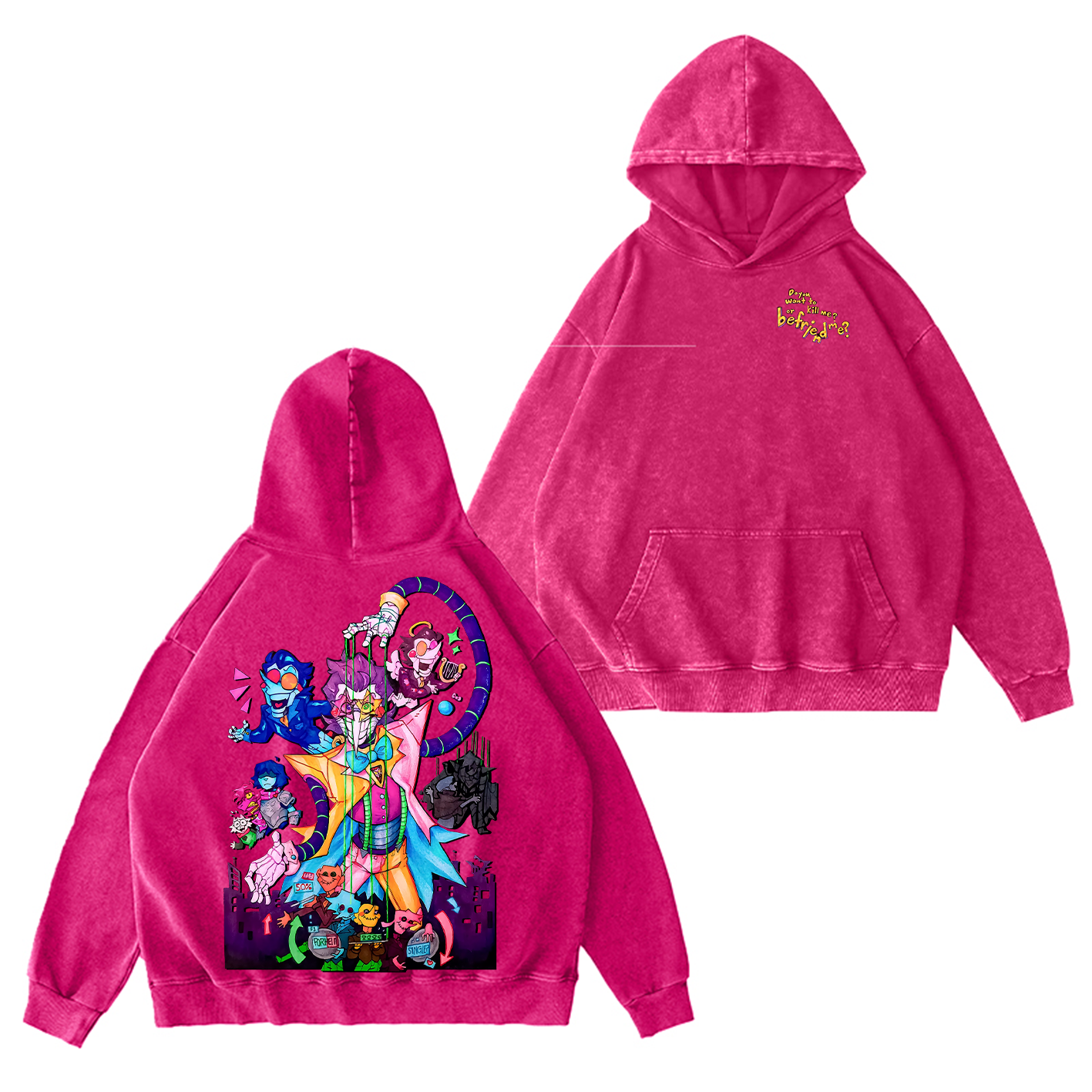 Deltarune Funny Tenna Washed T-shirt/Crewneck/Hoodie