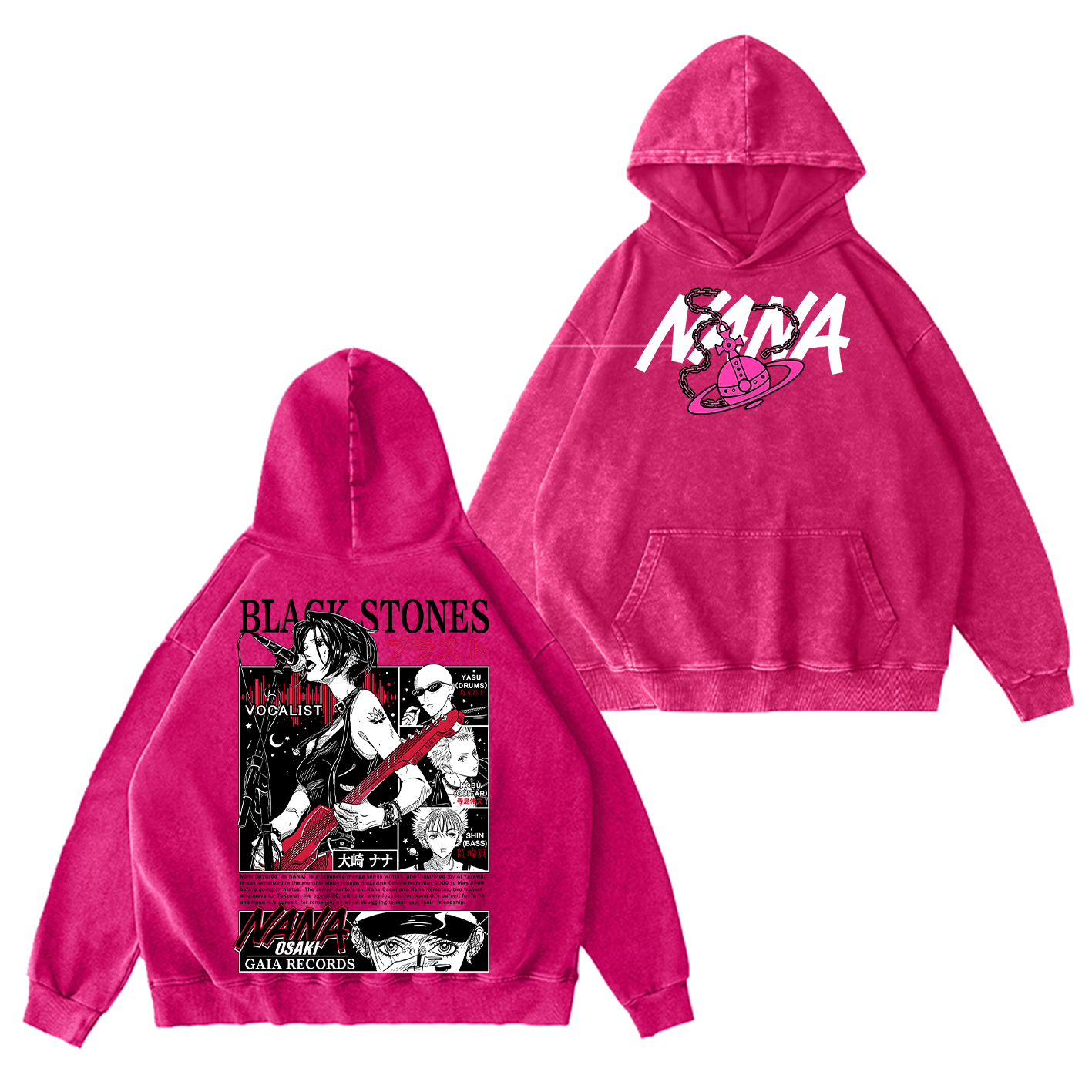 Black Stones Nana Washed T-shirt/Crewneck/Hoodie