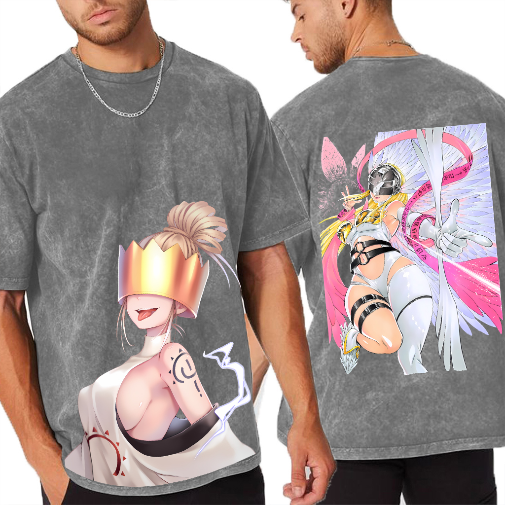 Haumea x Angewomon Wash T-shirt/Crewneck/Hoodie