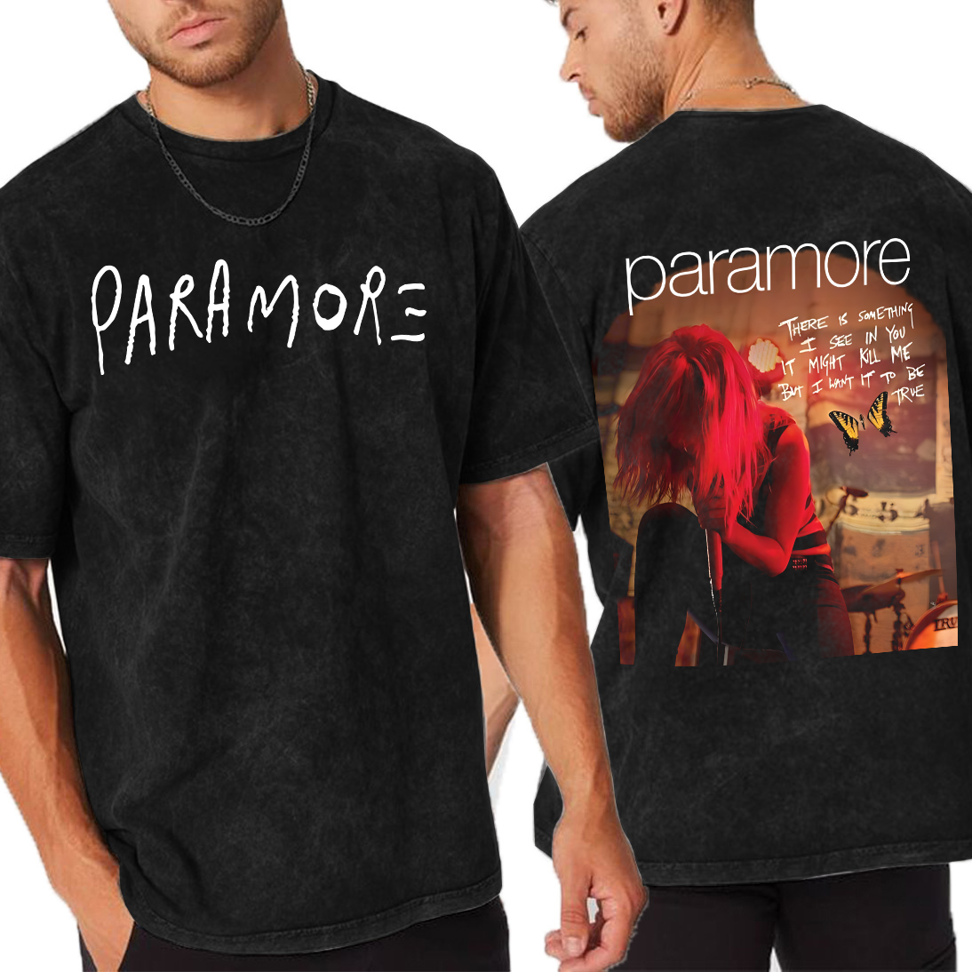 Paramore Band Hayley Williams Washed Unisex T-Shirt