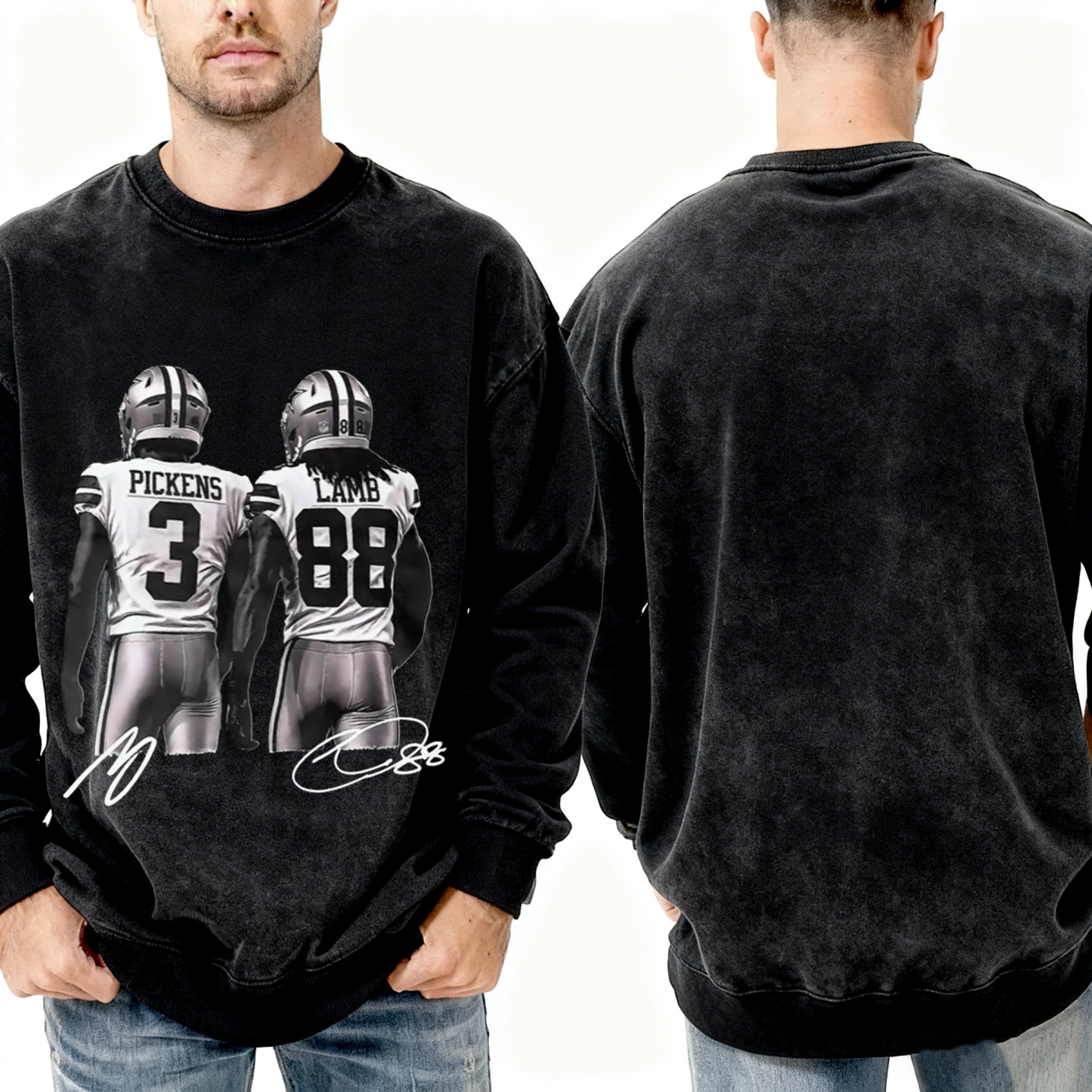 George Pickens Ceedee Lamb,Vintage Dallas Football 90s T-shirt/Crewneck/Hoodie