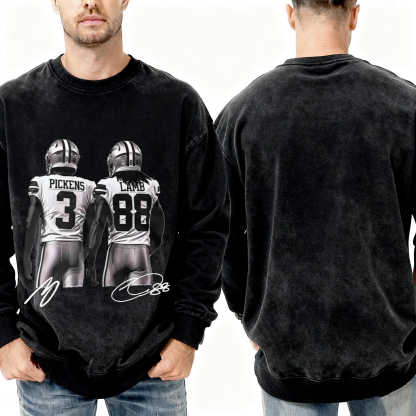 George Pickens Ceedee Lamb,Vintage Dallas Football 90s T-shirt/Crewneck/Hoodie