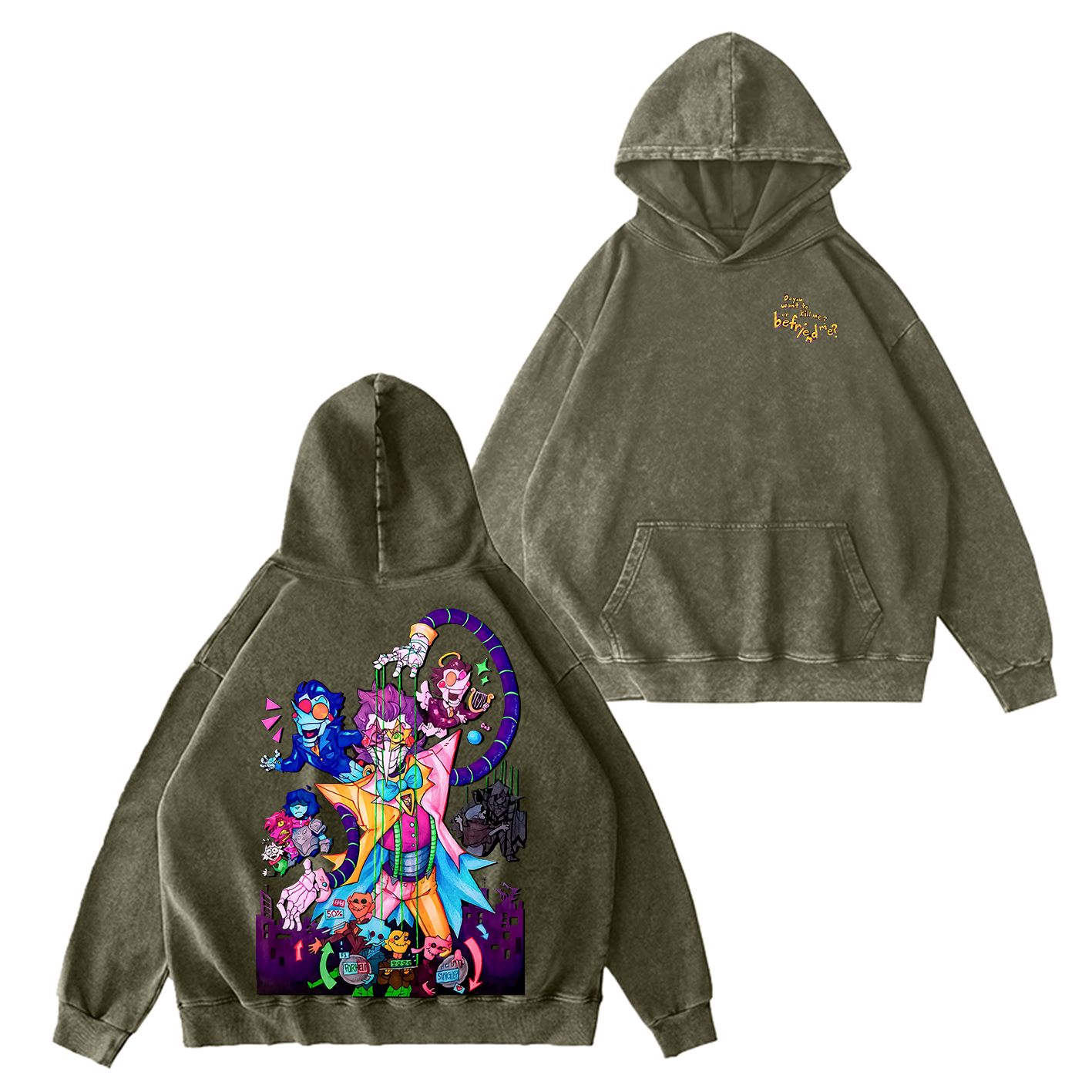 Deltarune Funny Tenna Washed T-shirt/Crewneck/Hoodie