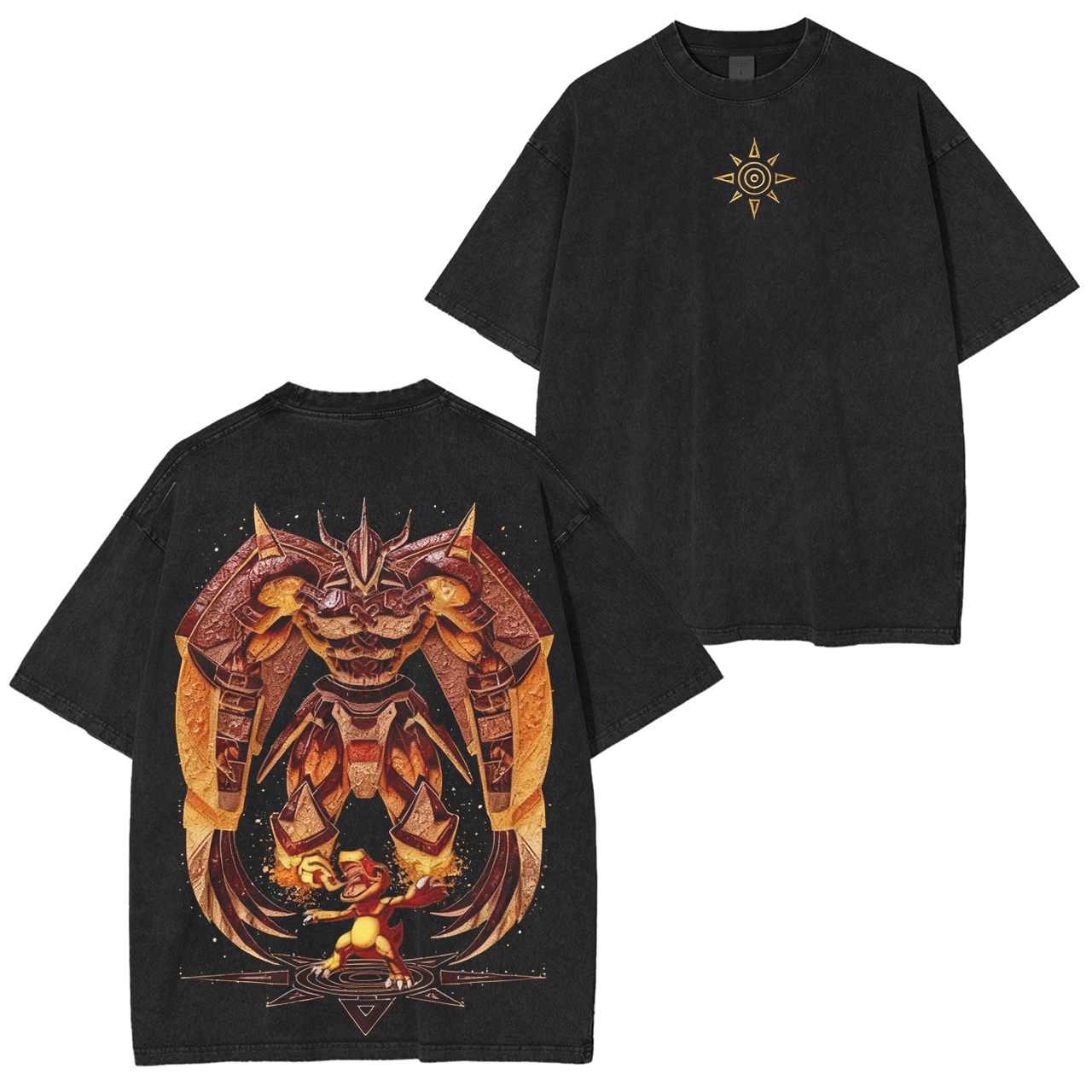 Angemon Cuadro Metacrilato Wargreymon Vintage Oversized T-shirt/Crewneck/Hoodie