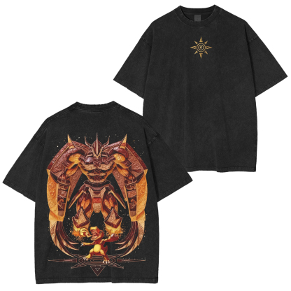 Angemon Cuadro Metacrilato Wargreymon Vintage Oversized T-shirt/Crewneck/Hoodie