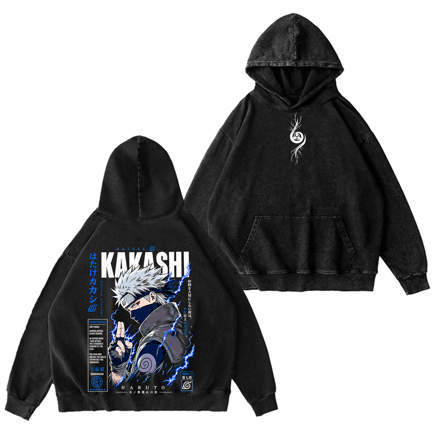 Kakashi Hatake Naruto Oversized T-shirt/Crewneck/Hoodie