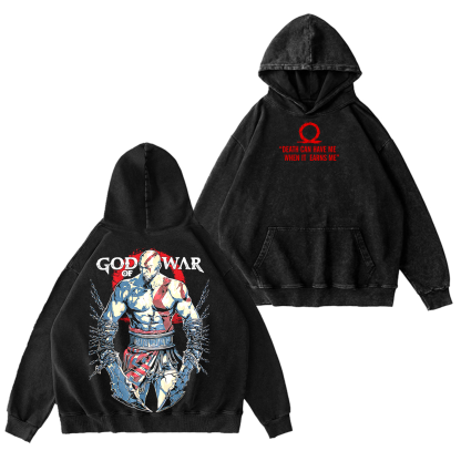 Kratos God of War Washed T-shirt/Crewneck/Hoodie