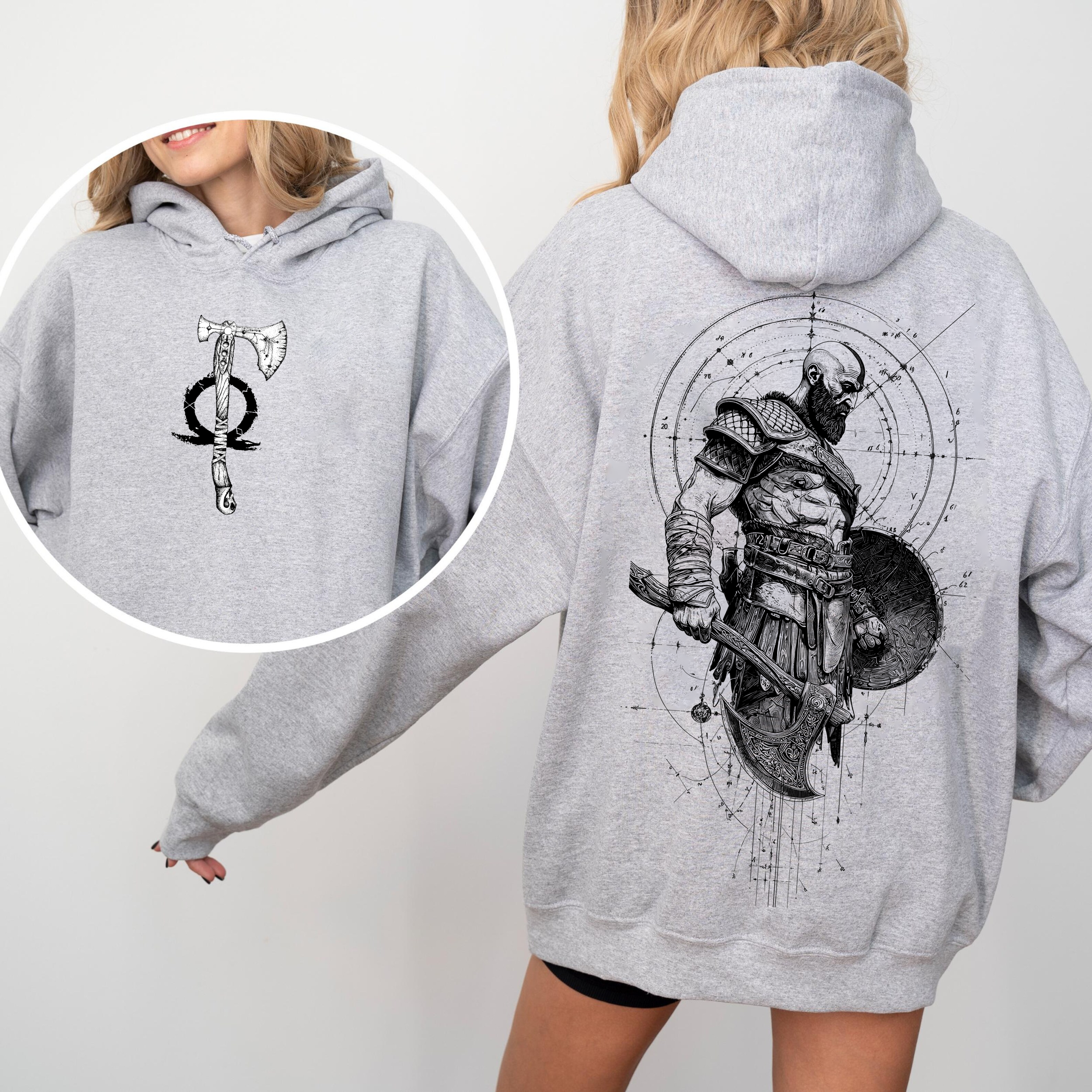 Kratos God of War Oversized T-shirt/Crewneck/Hoodie