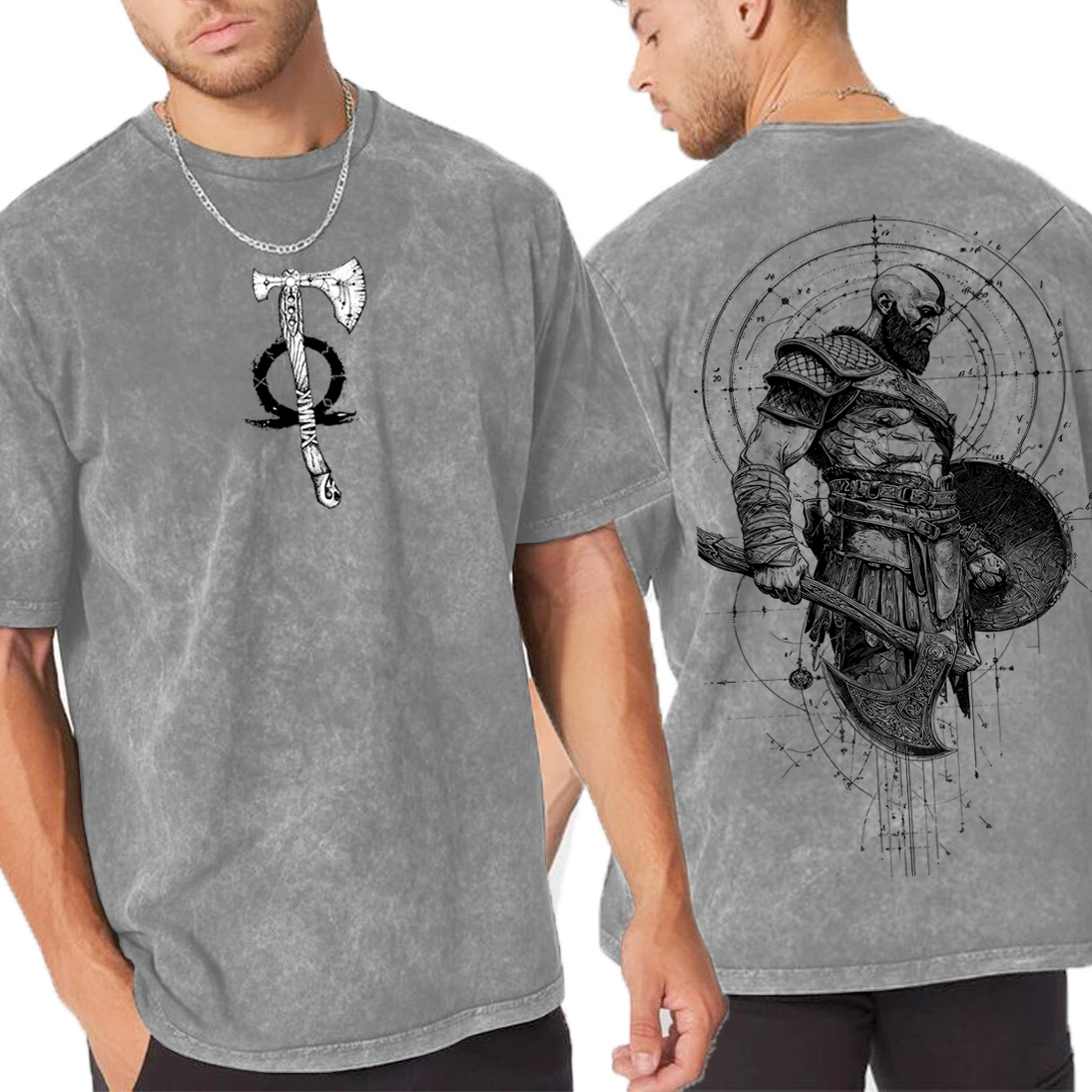 Kratos God of War Oversized T-shirt/Crewneck/Hoodie