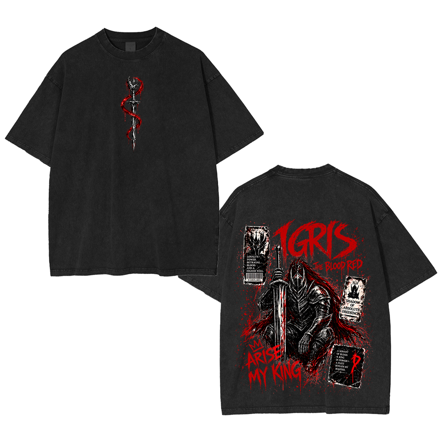 Igris Solo Leveling Oversized T-shirt/Crewneck/Hoodie