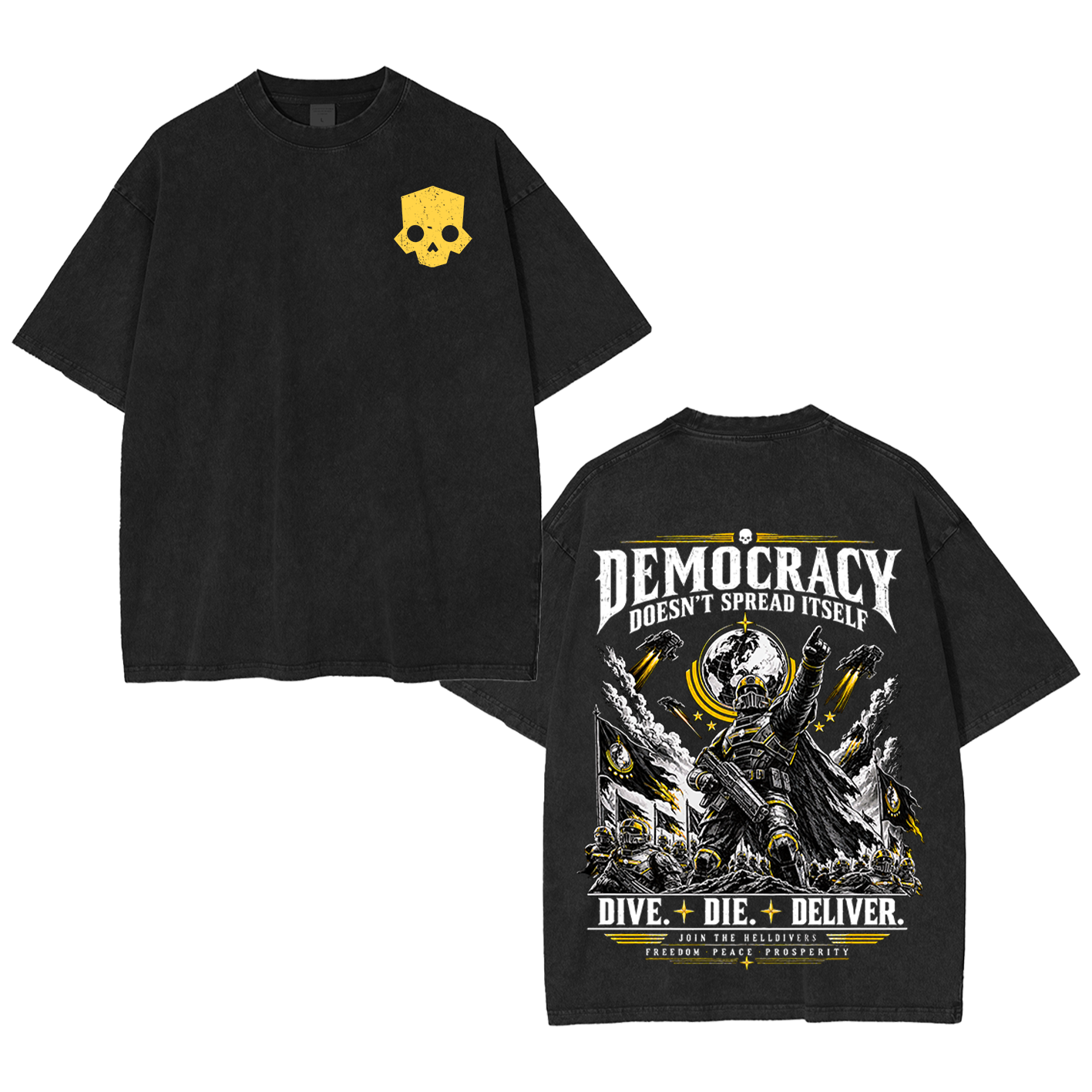 Helldivers Oversized T-shirt/Crewneck/Hoodie