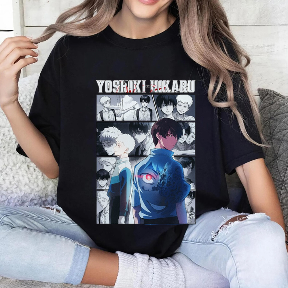 Fan Hilaru x Yoshiki checkk! Unisex T-shirt/Crewneck/Hoodie