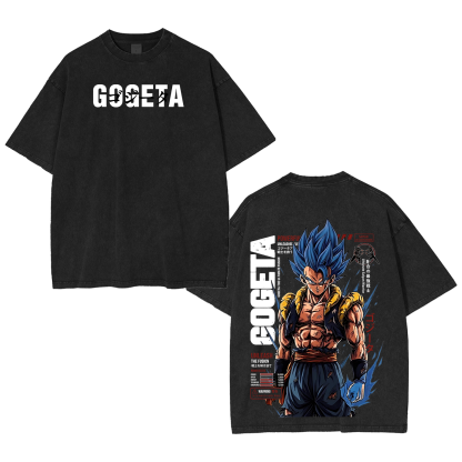Gogeta Dragon Ball Unisex  Washed T-Shirt