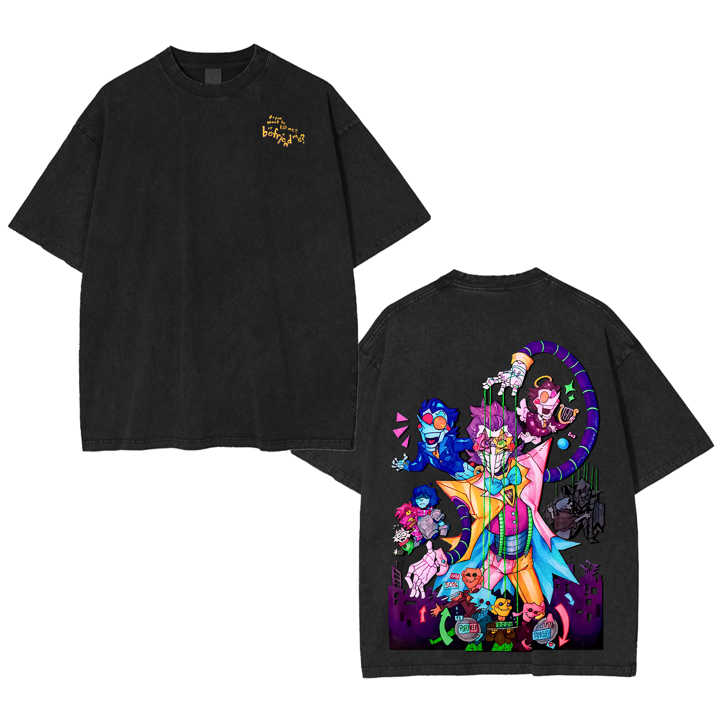 Deltarune Funny Tenna Washed T-shirt/Crewneck/Hoodie