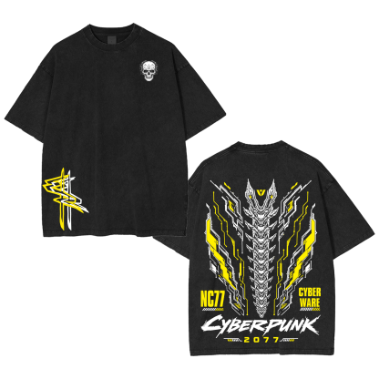 Cyberpunk 2077 Washed T-shirt/Crewneck/Hoodie