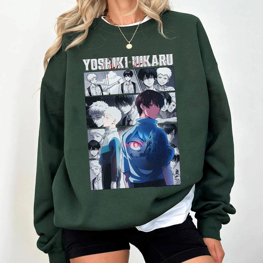 Fan Hilaru x Yoshiki checkk! Unisex T-shirt/Crewneck/Hoodie