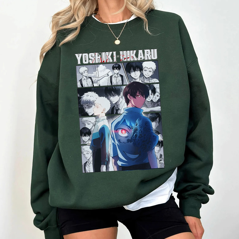 Fan Hilaru x Yoshiki checkk! Unisex T-shirt/Crewneck/Hoodie