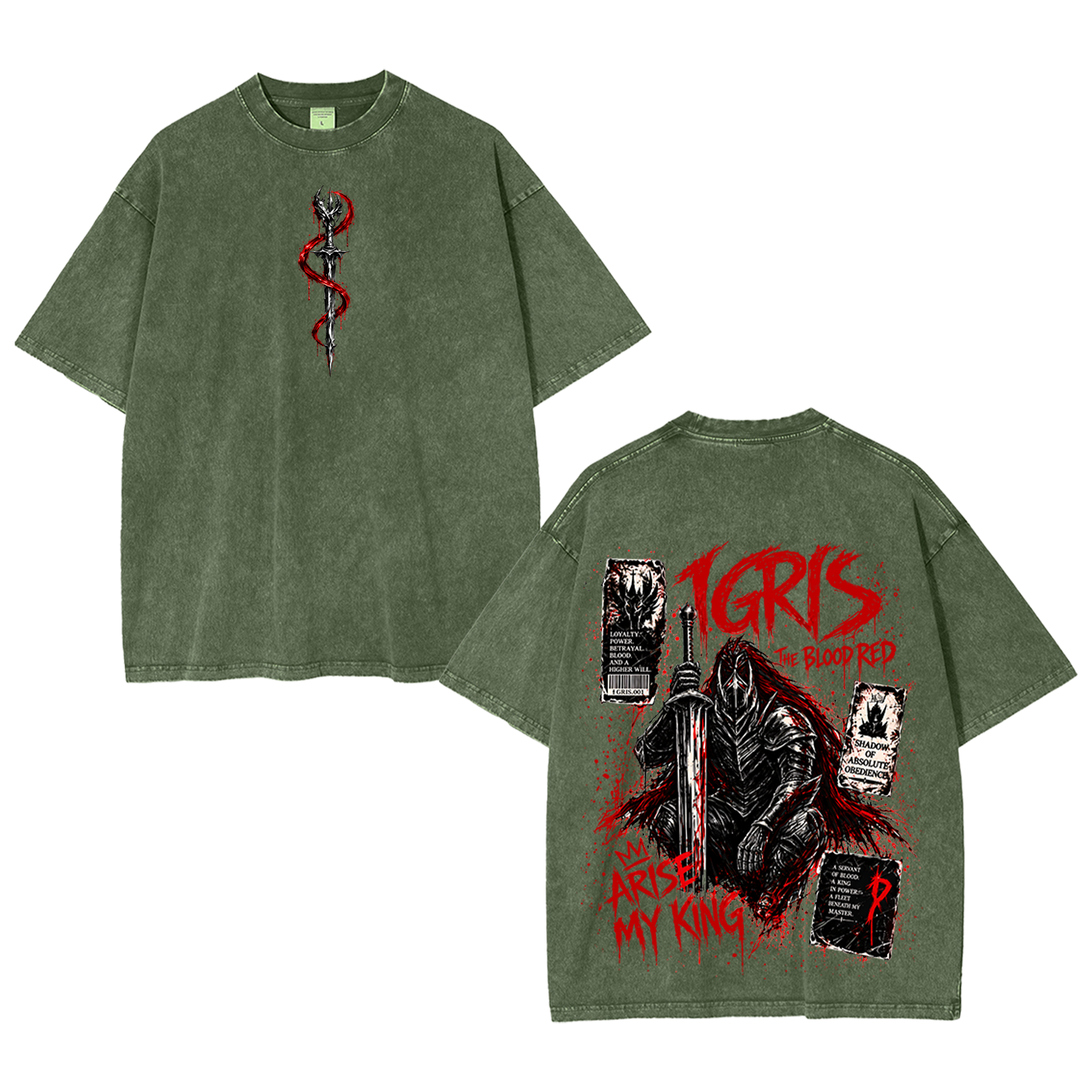 Igris Solo Leveling Oversized T-shirt/Crewneck/Hoodie