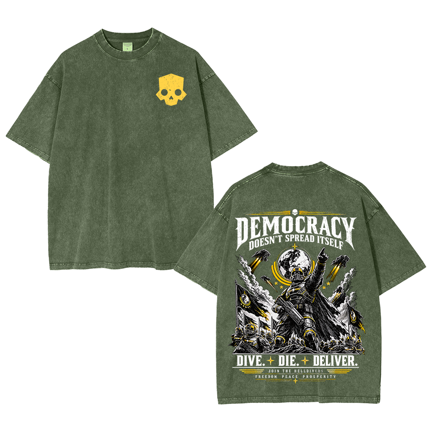 Helldivers Oversized T-shirt/Crewneck/Hoodie