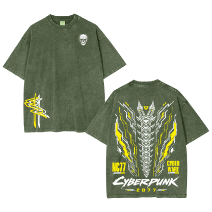 Cyberpunk 2077 Washed T-shirt/Crewneck/Hoodie