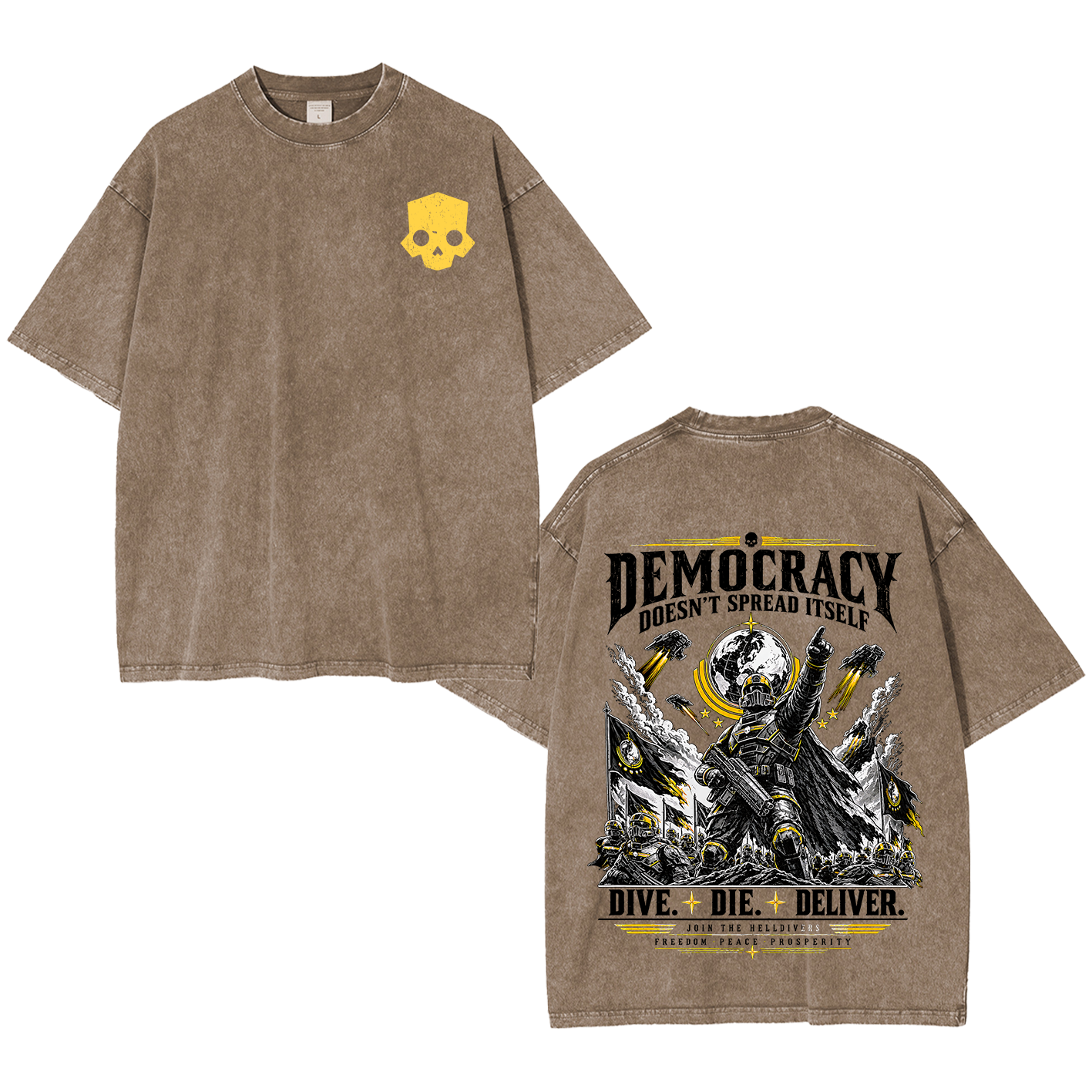 Helldivers Oversized T-shirt/Crewneck/Hoodie