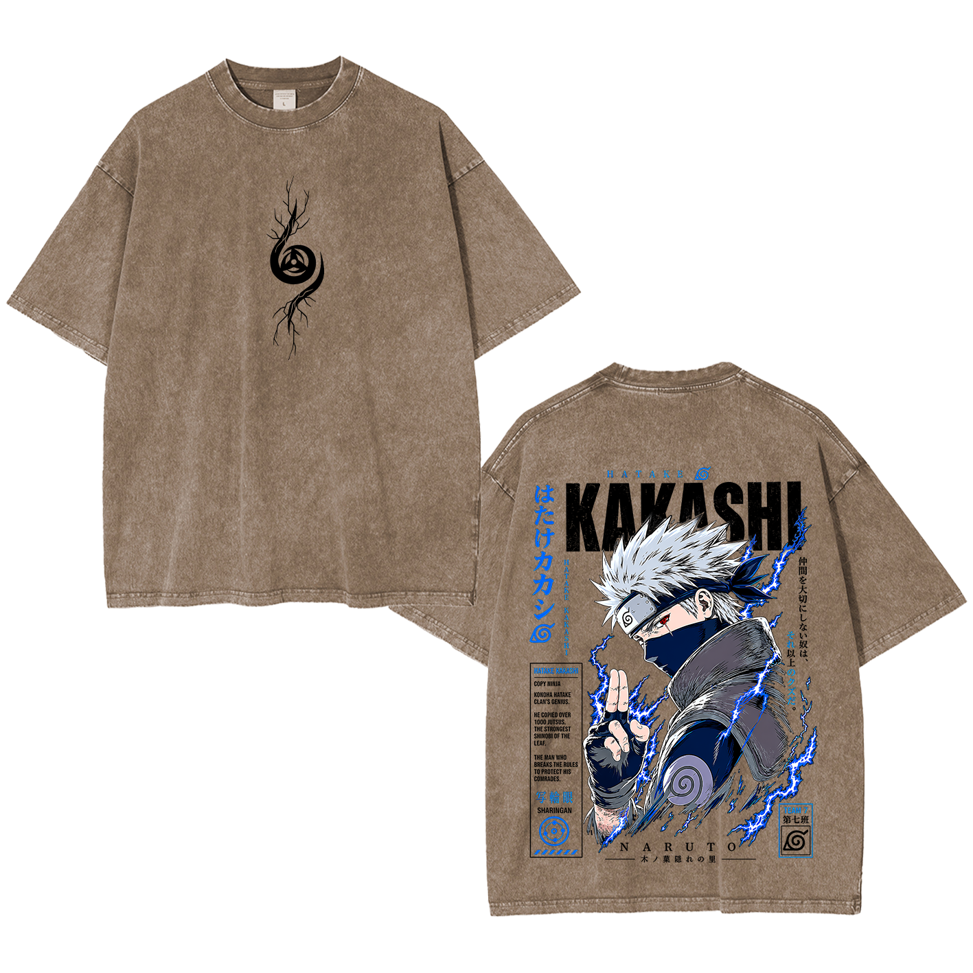 Kakashi Hatake Naruto Oversized T-shirt/Crewneck/Hoodie