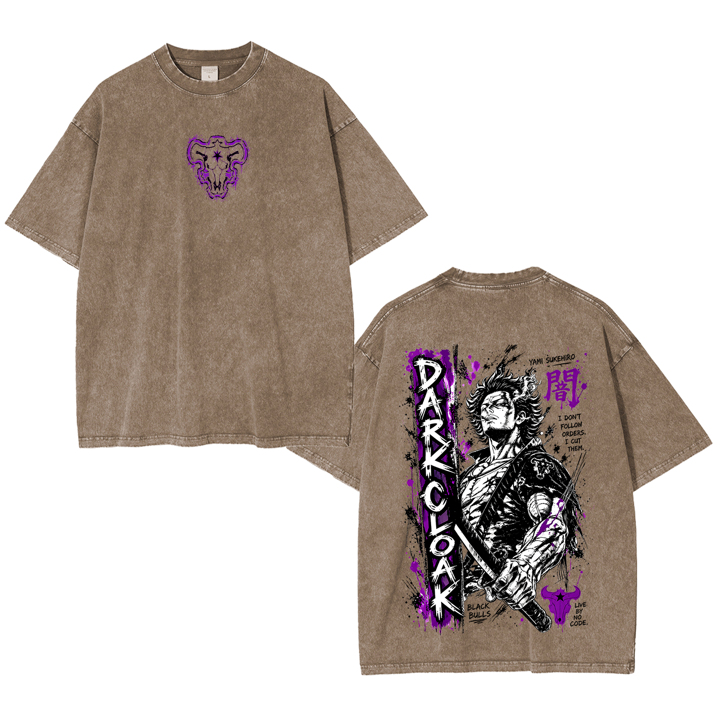 Yami Sukehir Black Clover Oversized T-shirt/Crewneck/Hoodie