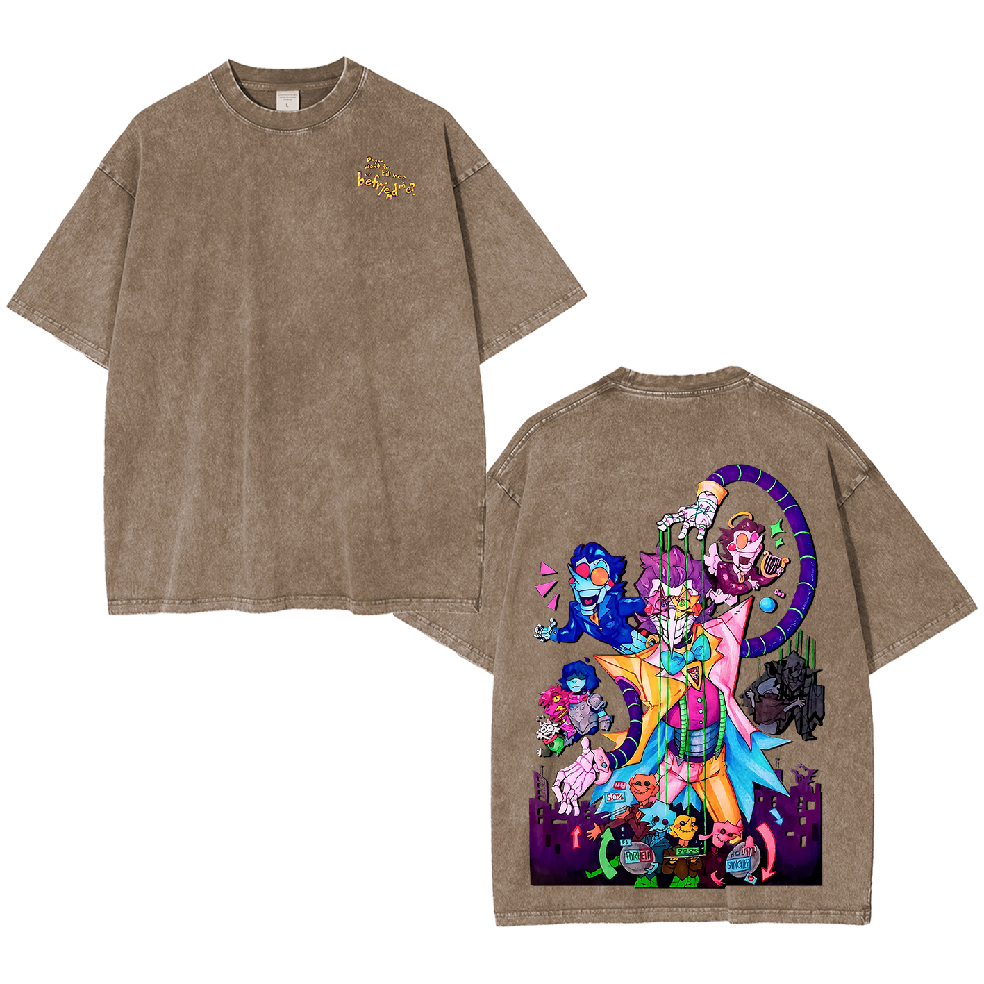 Deltarune Funny Tenna Washed T-shirt/Crewneck/Hoodie