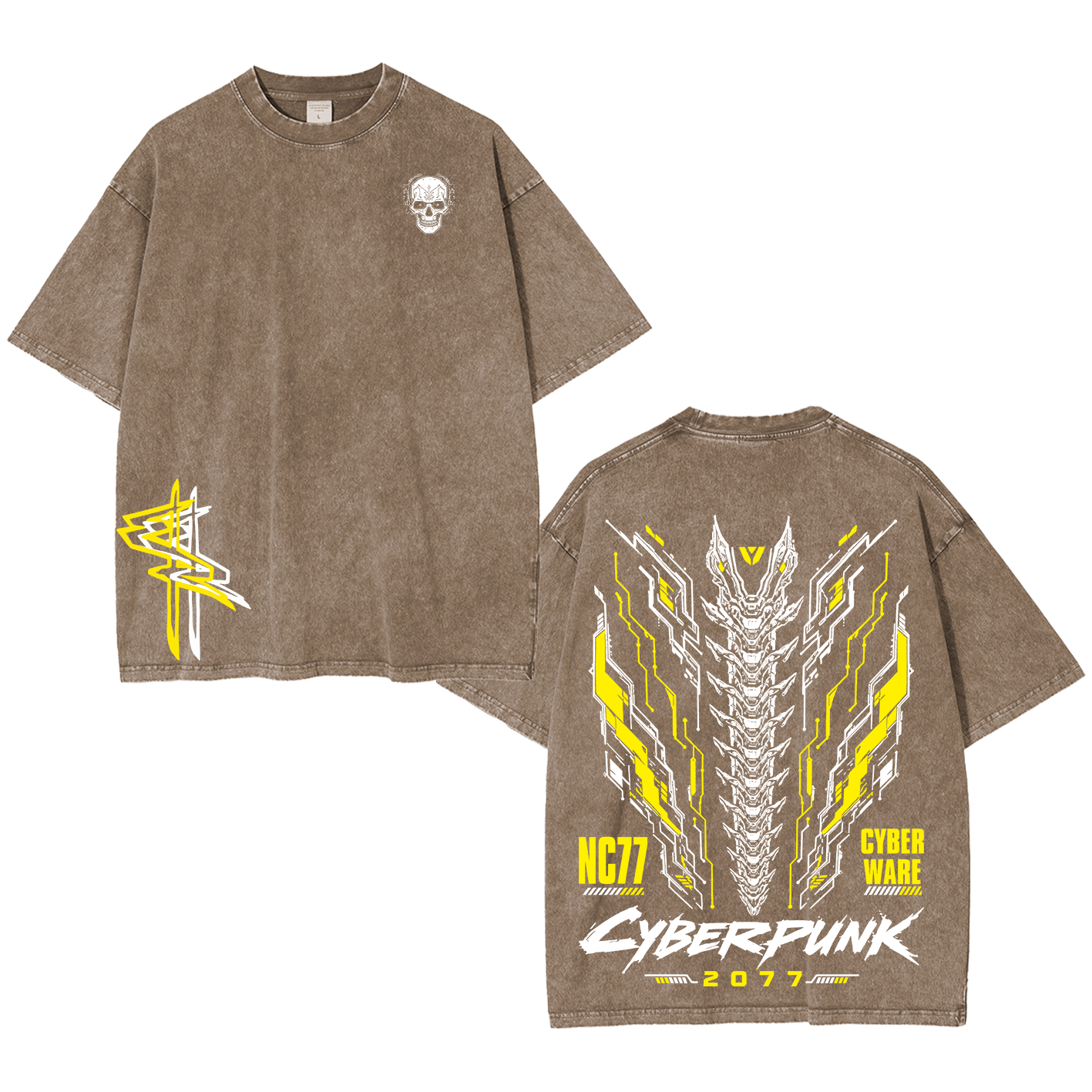 Cyberpunk 2077 Washed T-shirt/Crewneck/Hoodie